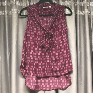 Halogen Patterned Tank Top